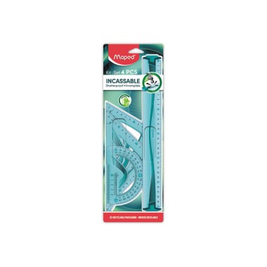 Kit 4 instruments incassables, colorisassortis bleu ou vert  - Fiducial