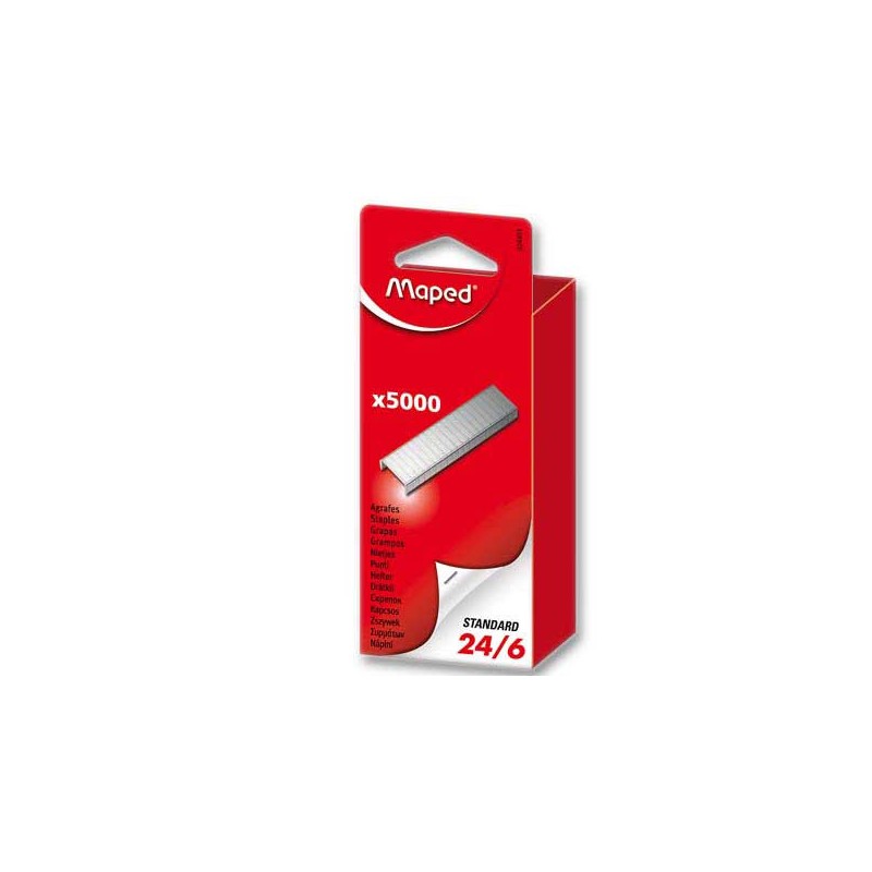 Agrafes MAPED 24/6 x 5000  - Fiducial