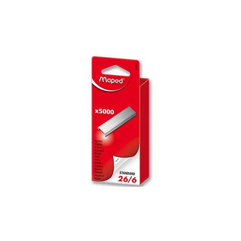 Agrafes MAPED 26/6 x 5000  - Fiducial
