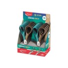 Ciseaux VIVO GAUCHER 12 cm SMILING PLANET, en bois FSC, en présentoir  - Fiducial