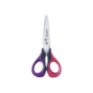 Ciseaux SENSOFT GAUCHER 13 cm, ann souples, assortis, présentoir  - Fiducial