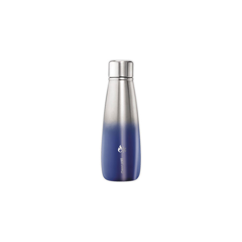 Bouteille isotherme inox 50 cl, coloris bleu  - Fiducial