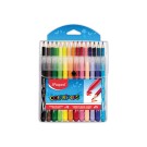 Feutres et crayons : 12 feutres + 15 crayons de couleur Color'Peps  x27 - Fiducial