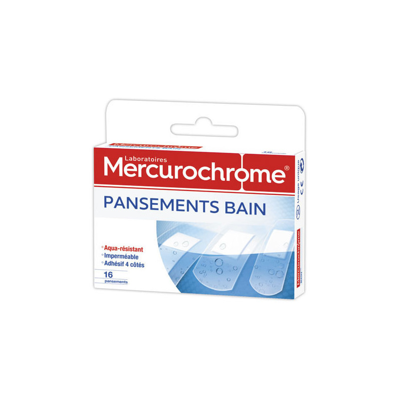 16 pansements étanches transparents pour petites plaies  - Fiducial