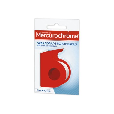 Rouleau de sparadrap microporeux 2,5 cmx 5 mètres  - Fiducial