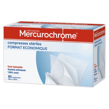 Compresses stériles Format économique  x60 - Fiducial