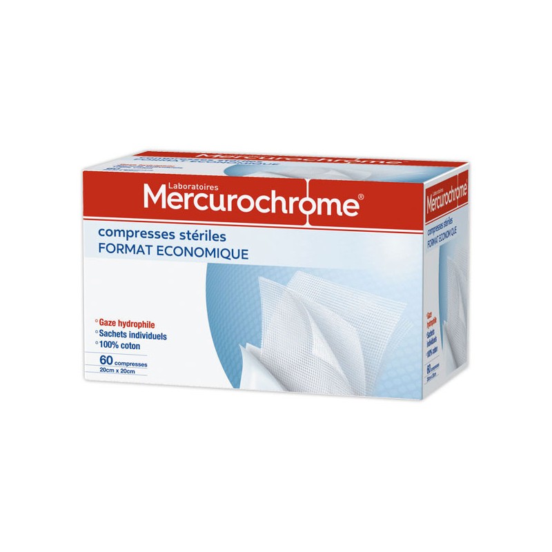 Compresses stériles Format économique  x60 - Fiducial