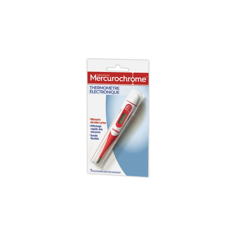 Thermomètre électronique - Mercurochrome  - Fiducial