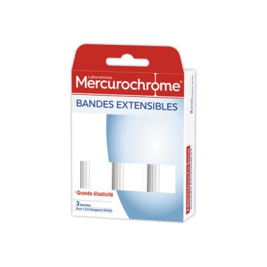 Bandes extensibles MERCUROCHROME  x3 - Fiducial