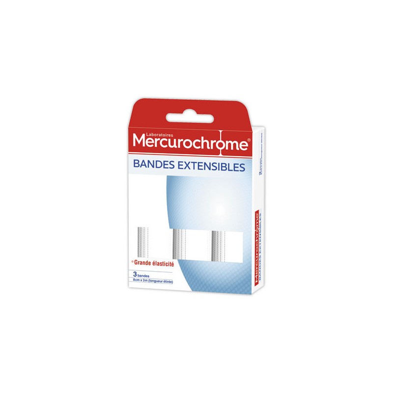 Bandes extensibles MERCUROCHROME  x3 - Fiducial
