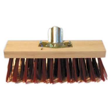 Brosse cantonnier 32 cm avec douille 28 mm fer galvanisé  - Fiducial