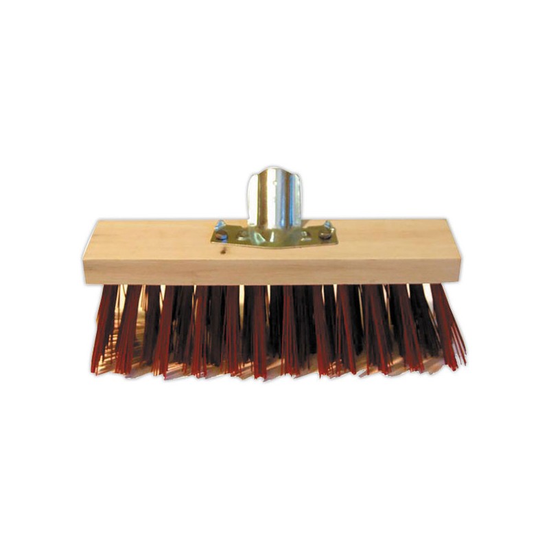 Brosse cantonnier 32 cm avec douille 28 mm fer galvanisé  - Fiducial