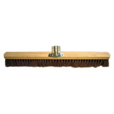 Brosse coco 100 cm avec douille 28 mm fer galvanisé  - Fiducial