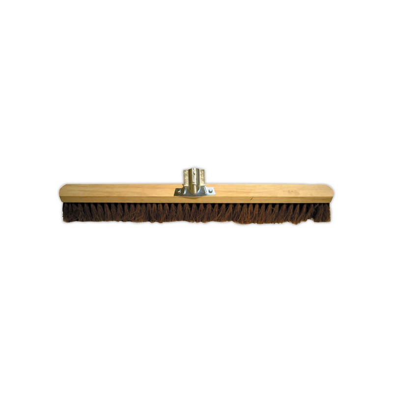 Brosse coco 100 cm avec douille 28 mm fer galvanisé  - Fiducial