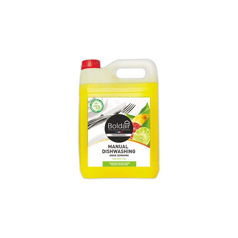 Liquide vaisselle et mains pamplemousse/ citron - 5 litres  - Fiducial