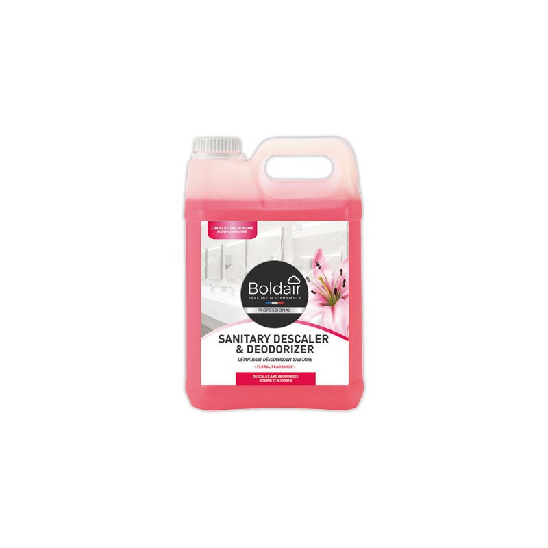 Nettoyant détartrant et desodorisant floral pour sanitaire 5L  - Fiducial