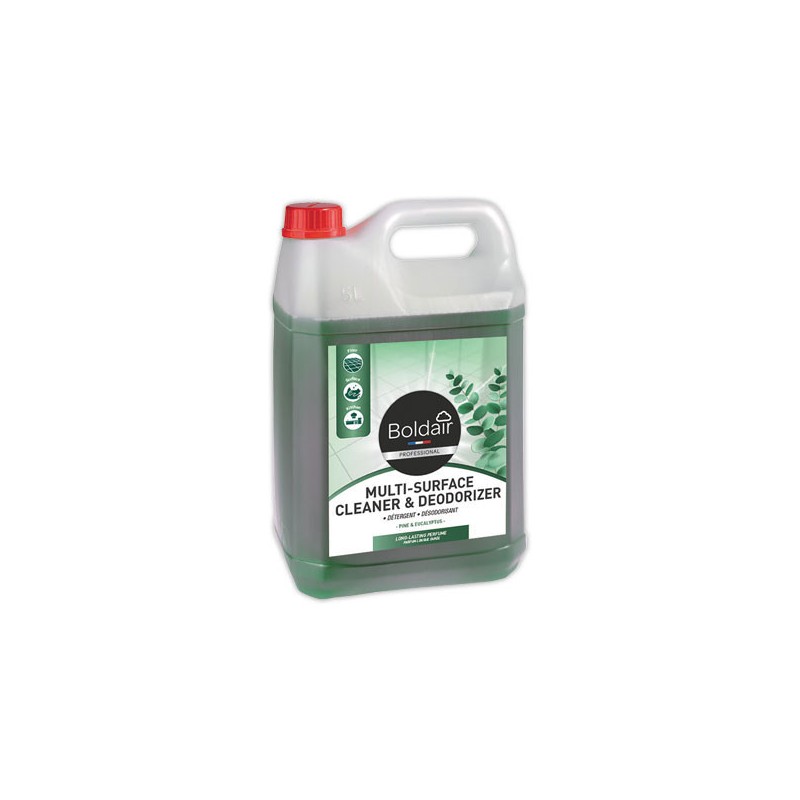 Nettoyant et desodorisant multi-surfaces pin/eucalyptus 5L  - Fiducial
