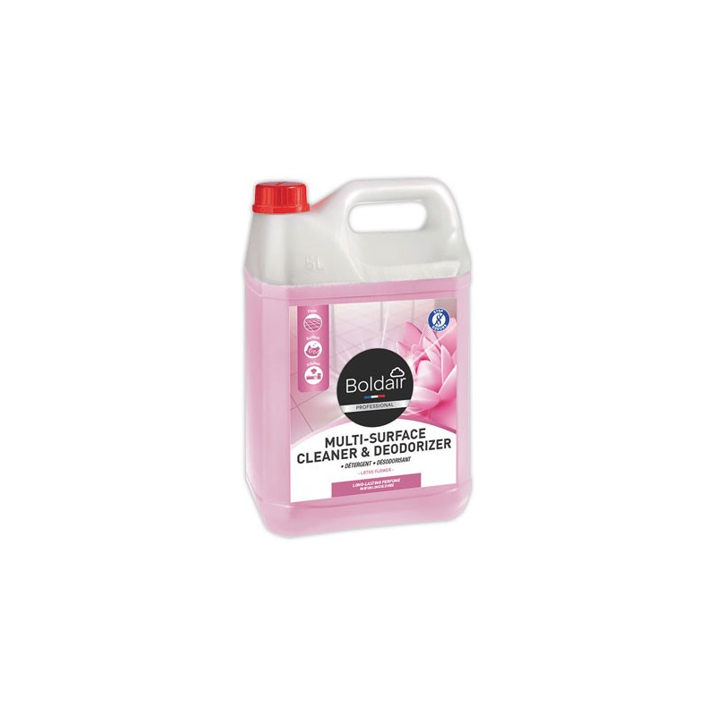 Nettoyant et desodorisant multi-surfaces fleur de lotus 5L  - Fiducial