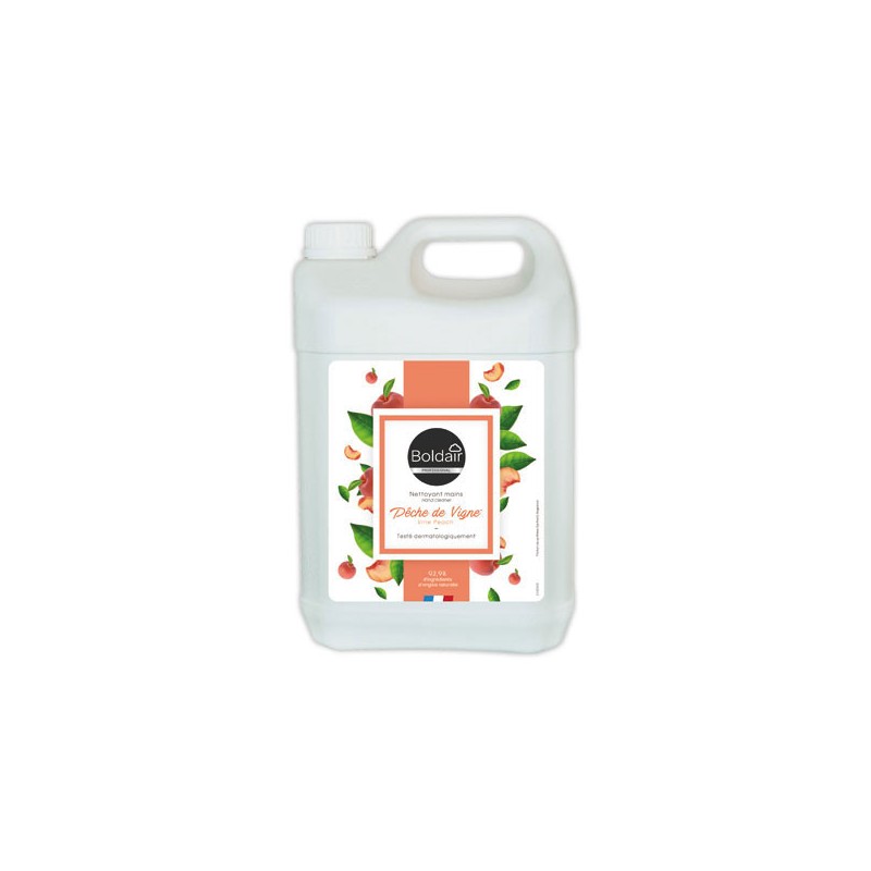 Bidon de savon BOLDAIR parfum Pêche - 5L  - Fiducial