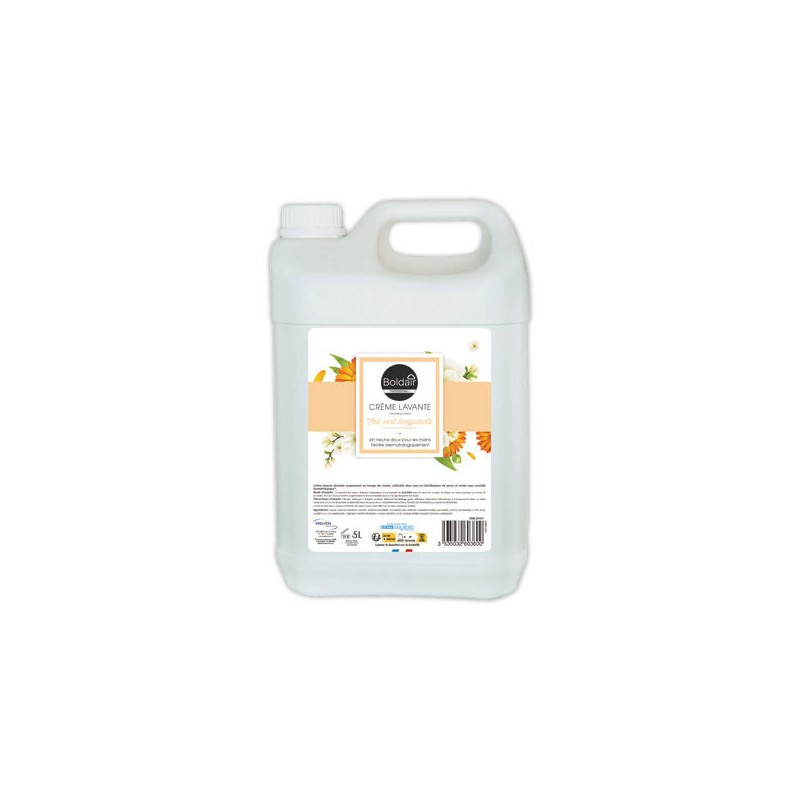 Bidon de savon BOLDAIR parfum Thé vertBergamote-5L  - Fiducial