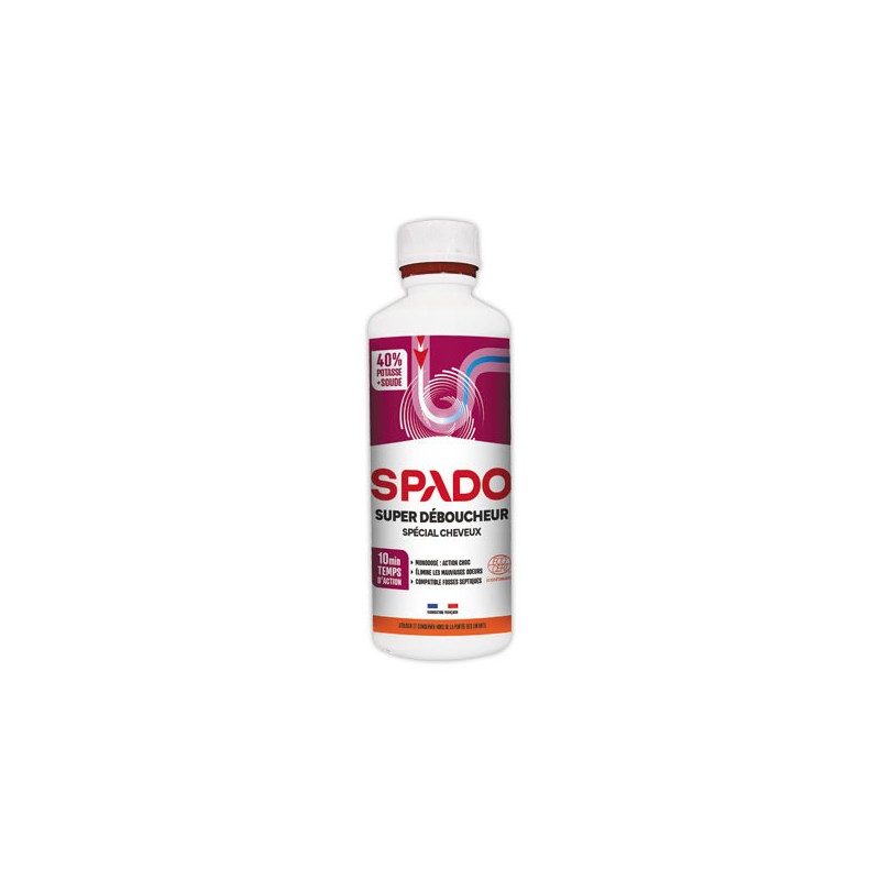 Déboucheur SPADO cheveux ecocert 500 ml  - Fiducial