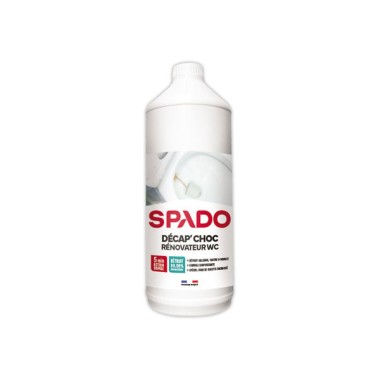 Flacon 1 litre de Décap' choc rénovateur WC SPADO  - Fiducial