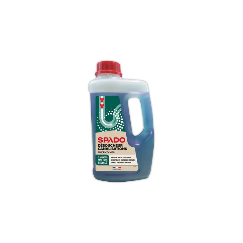 Bidon 1 litre de déboucheur biologiqueSPADO  - Fiducial