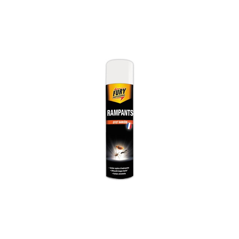 Spray insecticide 400 ml Fury tous rampants  - Fiducial
