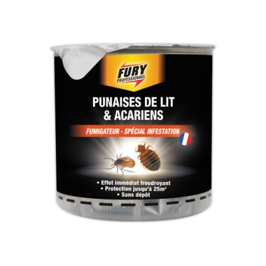 fumigateur spécial punaises de lit et acariens 25m2 Fury  - Fiducial