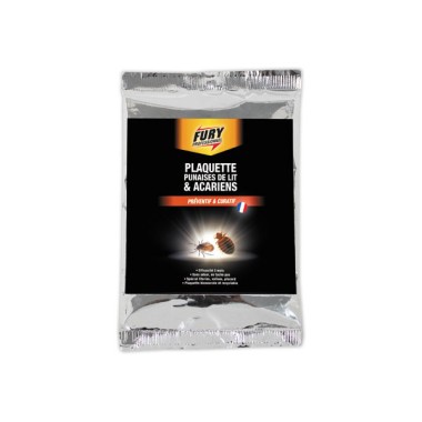 plaquette punaises de lit & acariens Fury  - Fiducial