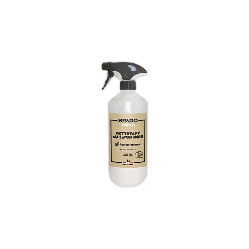 Vaporisateur 750 ml savon noir à l'huile de lin gel  - Fiducial