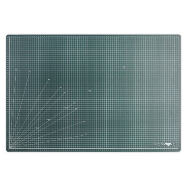 Plaque de découpe 90 x 60 cm face quadrillée 5x5 cm - A1 "sans DEHP"  - Fiducial