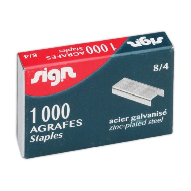 Agrafes type bébé 8/4  x1000 - Fiducial