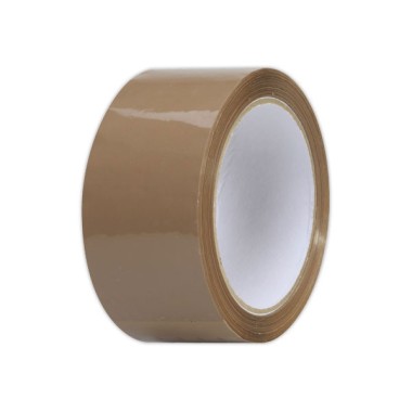 rouleaux adhésif d'emballage polypropylène havane - 100 m x 48 mm 45 µ  x6 - Fiducial