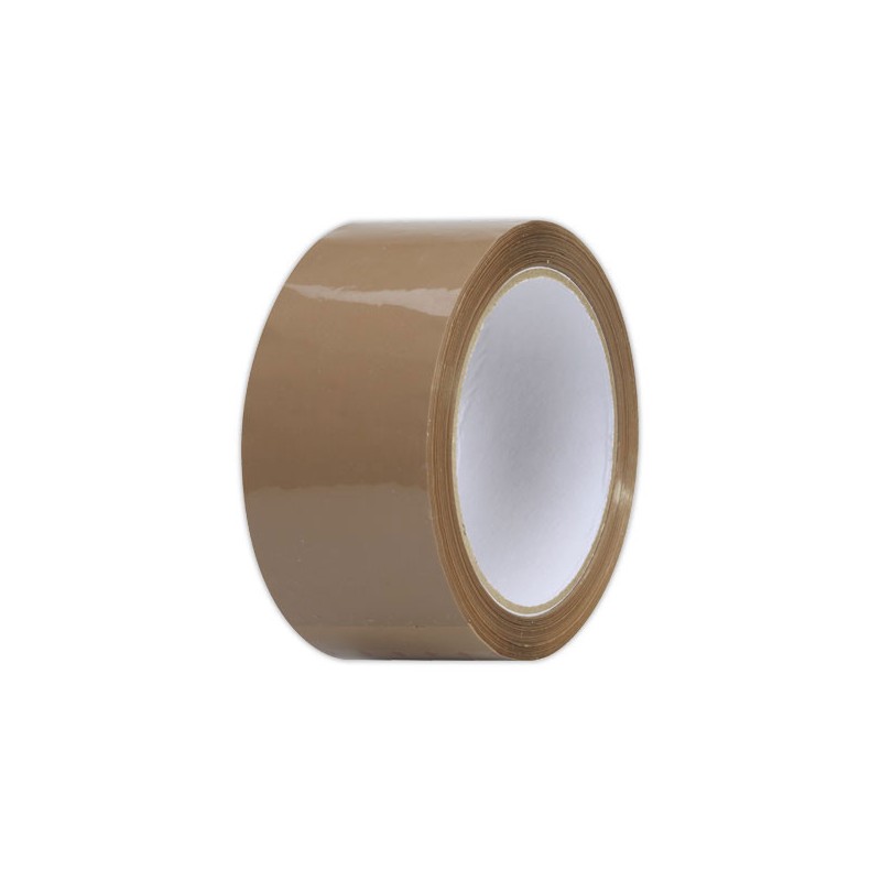 rouleaux adhésif d'emballage polypropylène havane - 100 m x 48 mm 45 µ  x6 - Fiducial