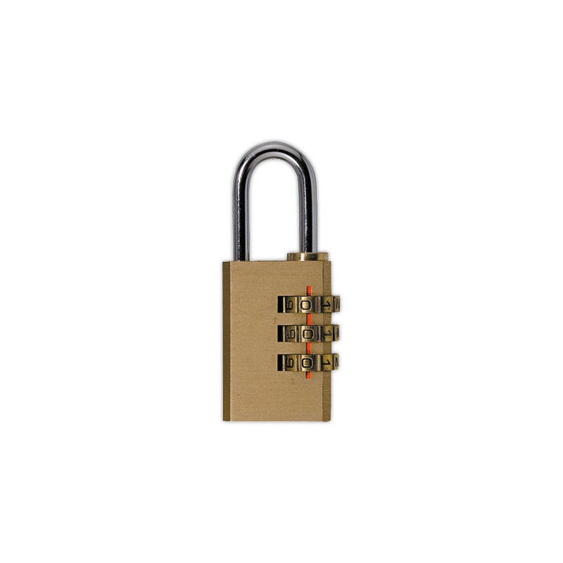 Cadenas à combinaison en laiton massif  - Fiducial
