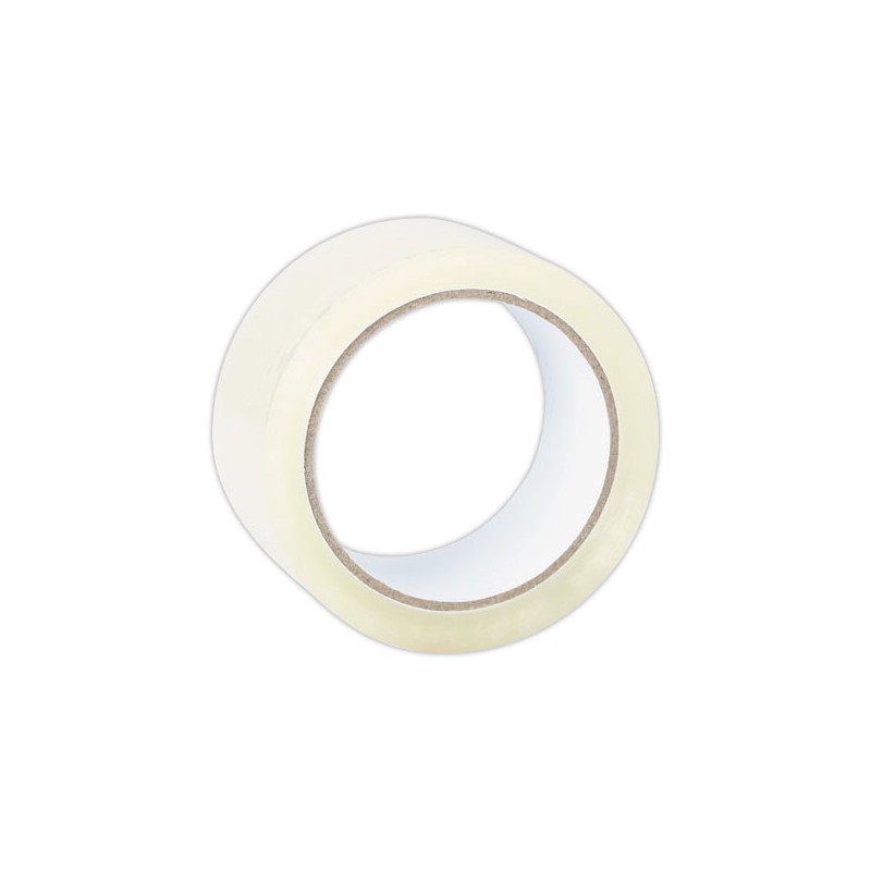 rouleaux adhésif emballage polypropylène transparent - 66m x 48mm 45 µ  x6 - Fiducial