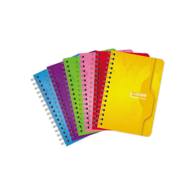 Carnet spirale Calligraphe 70g, 9x14cm,5x5, 100 pages  - Fiducial