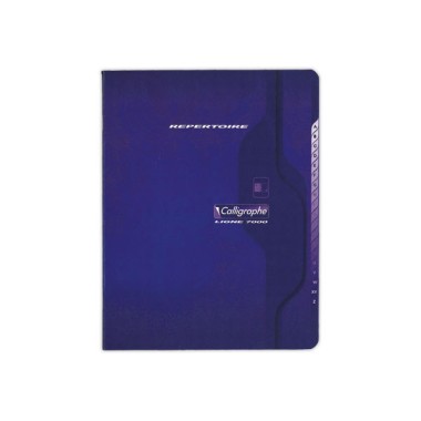 Répertoire piqûre Calligraphe 17x22 cm, 5x5, 70g, 96 pages  - Fiducial