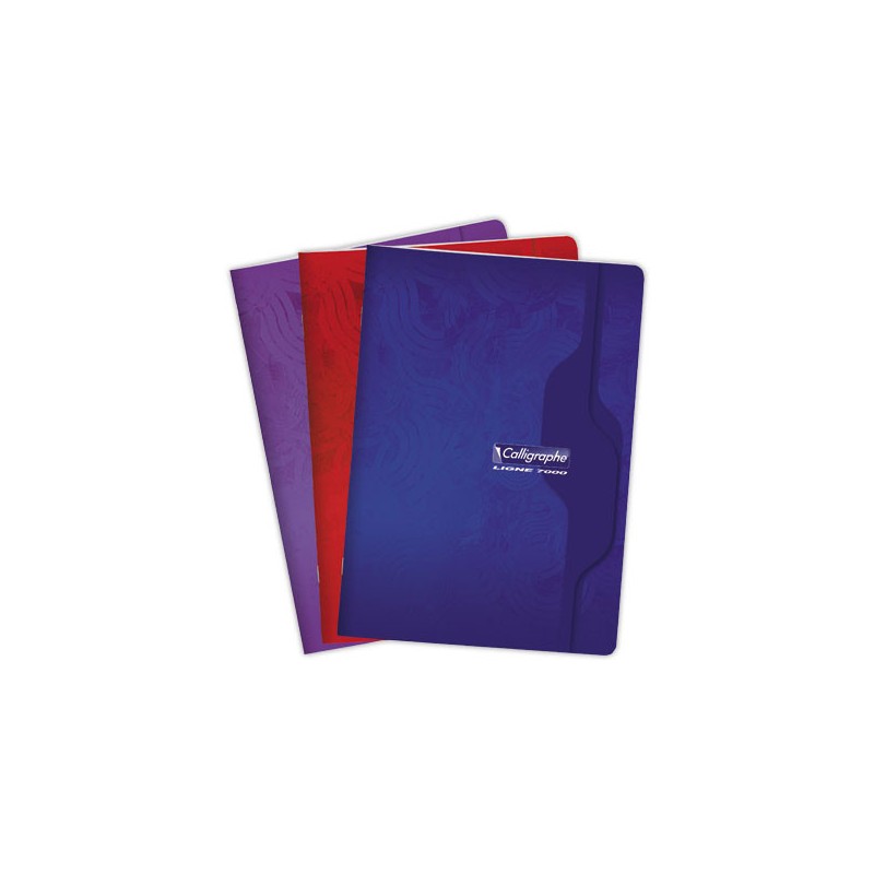 Cahier agrafé Calligraphe 70G, A4, 5x5,192 pages  - Fiducial
