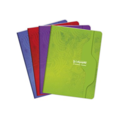 Cahier agrafé Calligraphe 70g, 17x22 cm,5x5,96 pages  - Fiducial