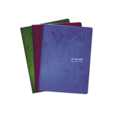 Cahier agrafé Calligraphe 70g, 24x32 cm,5x5,96 pages  - Fiducial