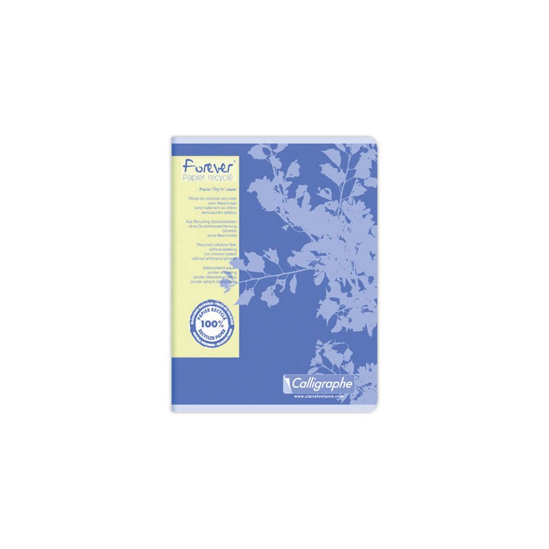 Cahier piqué recyclé 17x22cm, 70g, Seyes, 96 pages  - Fiducial