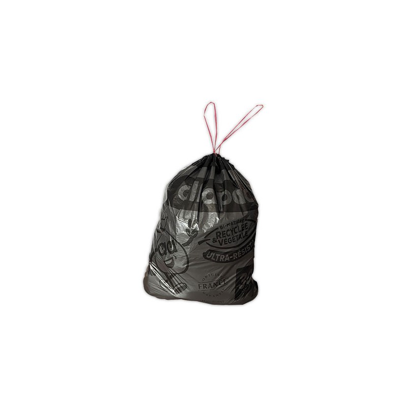 Sacs poubelle Coulissac maxi poids économie circulaire 30L  x315 - Fiducial
