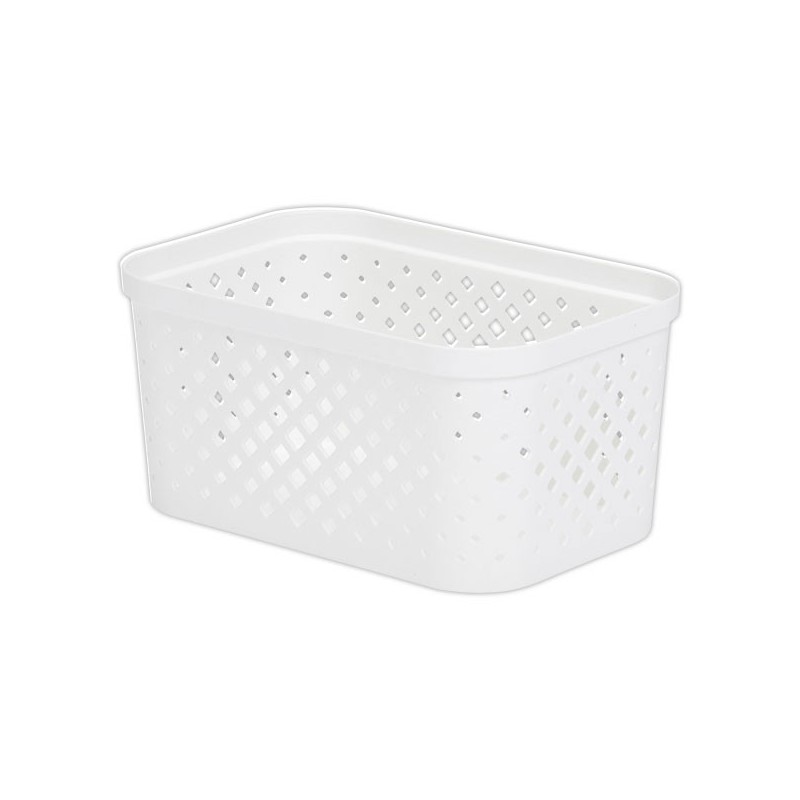 Panier de rangement Pixel 4.5L blanc SUNDIS  - Fiducial