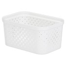 Panier de rangement Pixel 4.5L blanc SUNDIS  - Fiducial