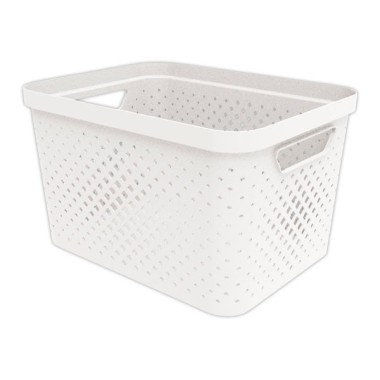 Panier de rangement Pixel 16L blanc SUNDIS  - Fiducial