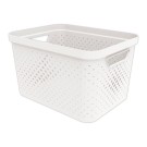 Panier de rangement Pixel 16L blanc SUNDIS  - Fiducial