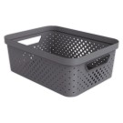 Panier de rangement Pixel 11L gris SUNDIS  - Fiducial