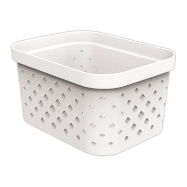 Panier de rangement Pixel 1.5L blanc SUNDIS  - Fiducial